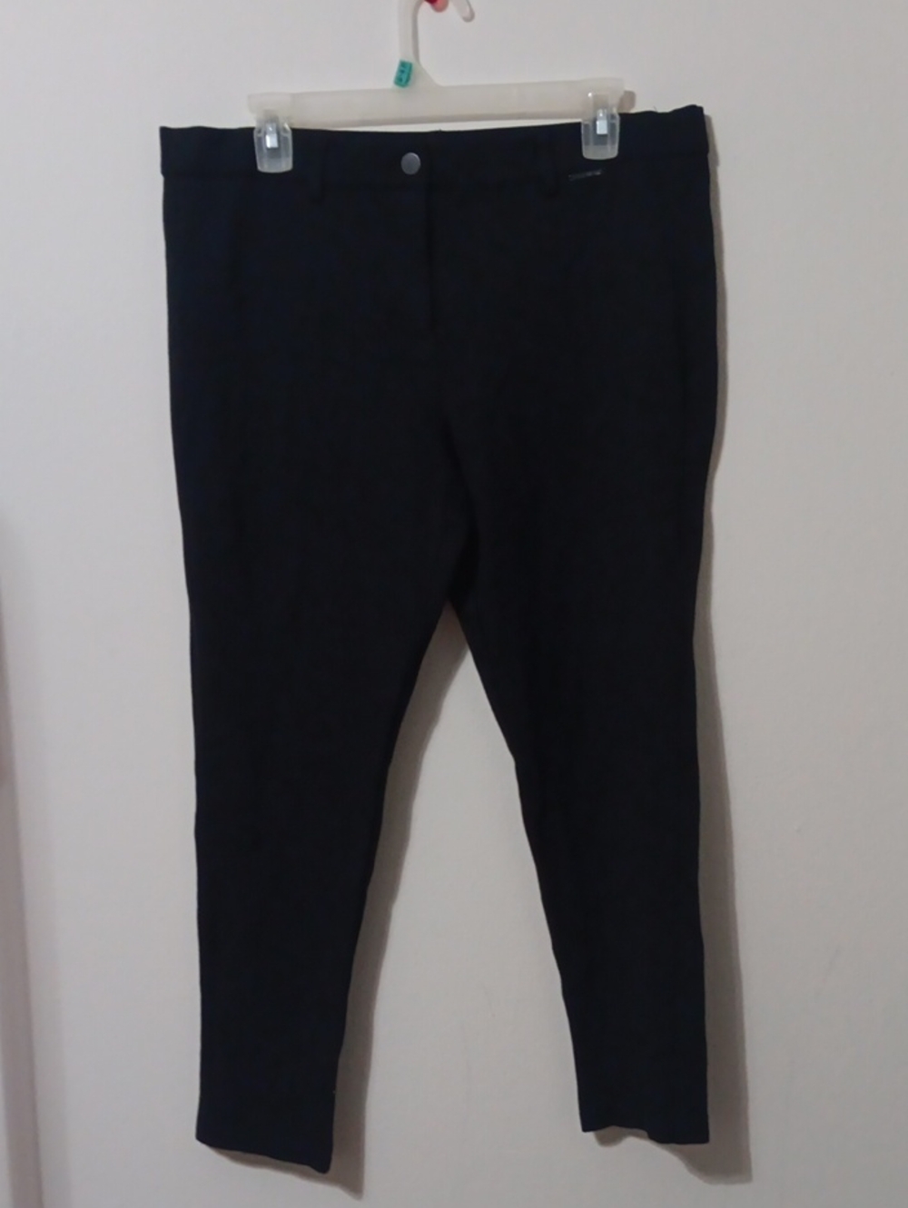 Mario Serrani Black Dress Pants Slim Fit 18" Waist 26" Inseam